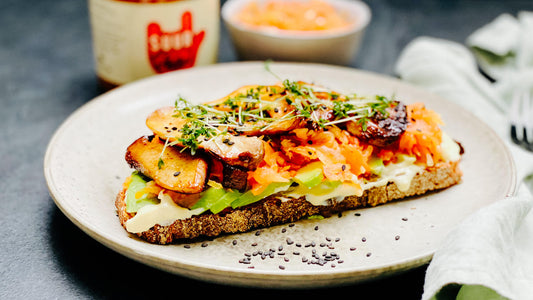 Kimchi-Avocado-Mushroom-Sandwich